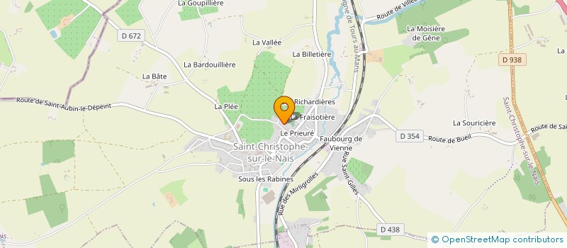 localisation de l'entreprise SCI AQUARELLE  SAINT-PATERNE-RACAN