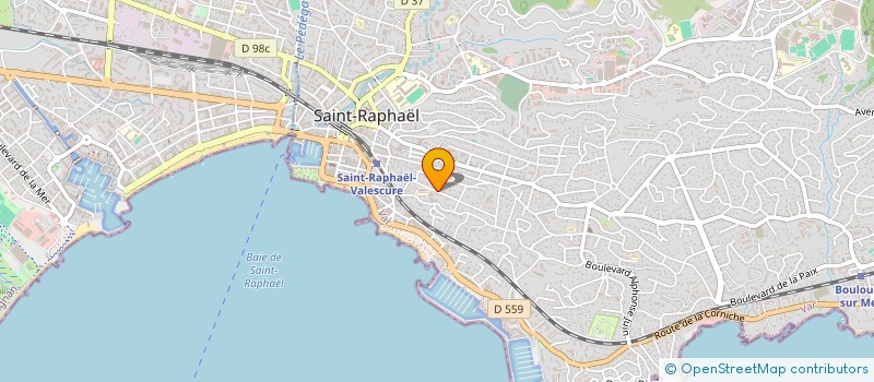 localisation de l'entreprise SCI AQUARELLE  SAINT-RAPHAEL