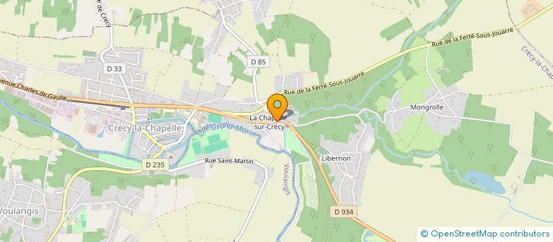 localisation de l'entreprise SCI AQUARIM  CRECY-LA-CHAPELLE