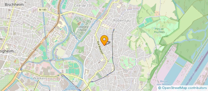 localisation de l'entreprise SCI AQUARIUM  STRASBOURG