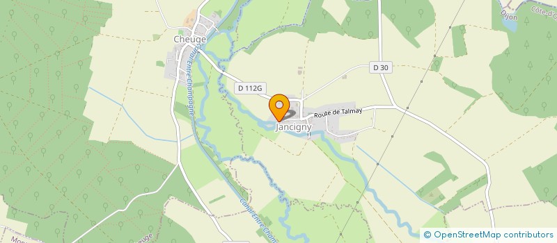 localisation de l'entreprise SCI AQUARIUS 21  JANCIGNY