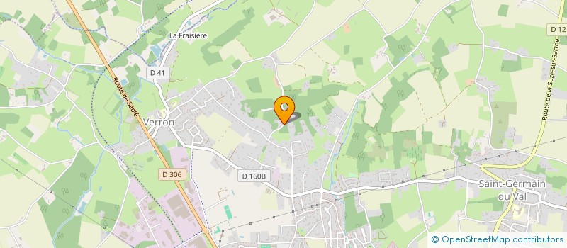 localisation de l'entreprise SCI AQUARIUS  LA FLECHE