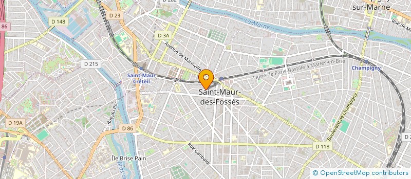 localisation de l'entreprise SCI AQUAVERDE à SAINT-MAUR-DES-FOSSES