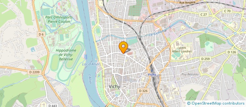 localisation de l'entreprise SCI AQUEDUC à VICHY