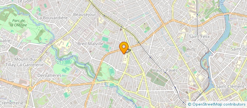 localisation de l'entreprise SCI AQUEVA à NANTES