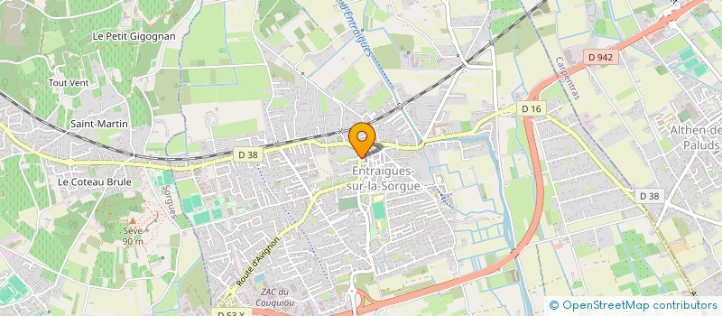 localisation de l'entreprise SCI AQUI  ENTRAIGUES-SUR-LA-SORGUE