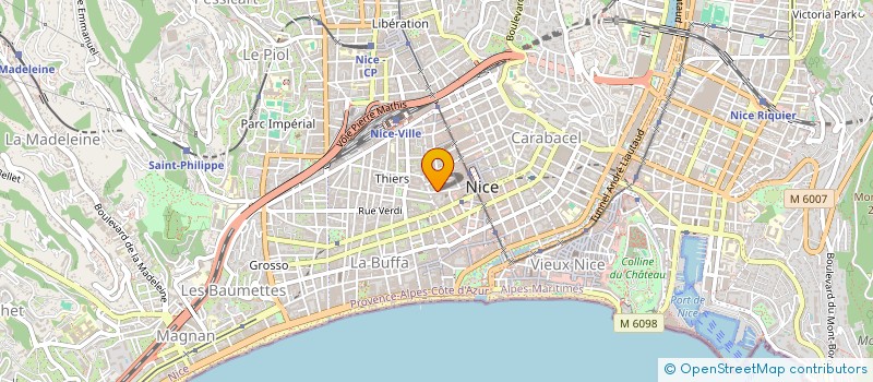 localisation de l'entreprise SCI AQUIDAIA à NICE