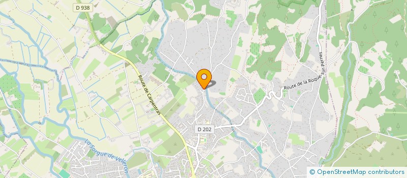 localisation de l'entreprise SCI AQUILA  L'ISLE-SUR-LA-SORGUE