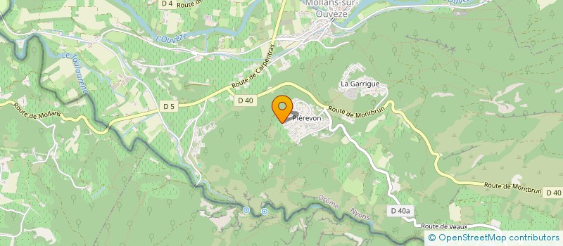 localisation de l'entreprise SCI AQUILA-BAS-BREDA  MOLLANS-SUR-OUVEZE