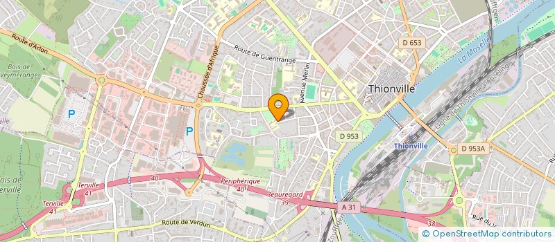 localisation de l'entreprise SCI AQUILANTE 20 à THIONVILLE