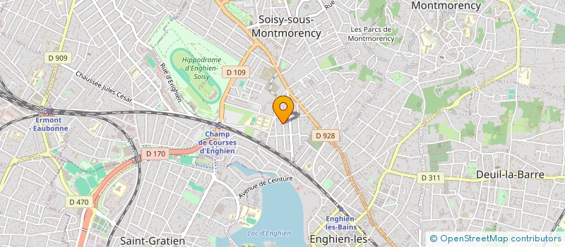 localisation de l'entreprise SCI AQUILON à SOISY-SOUS-MONTMORENCY