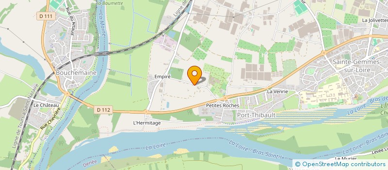 localisation de l'entreprise SCI AQUILON  SAINTE-GEMMES-SUR-LOIRE