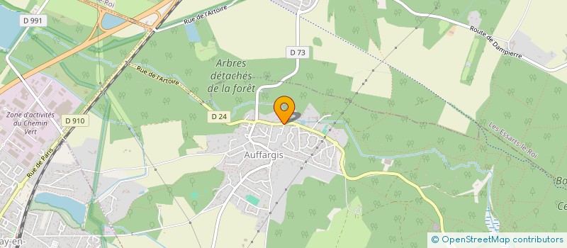 localisation de l'entreprise SCI AQUITAINE  AUFFARGIS