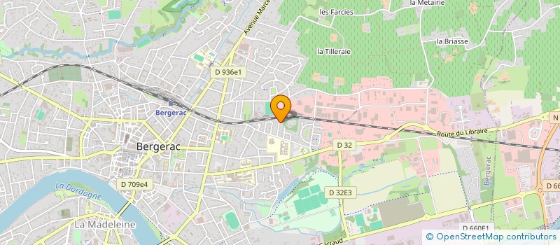 localisation de l'entreprise SCI AQUITAINE INVESTISSEMENT IMMOBILIER SERVICES à BERGERAC
