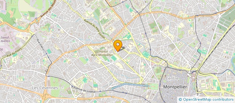 localisation de l'entreprise SCI AQUO RAIL à MONTPELLIER