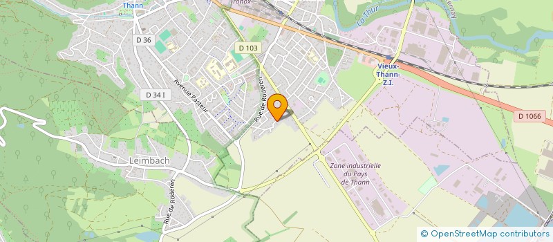 localisation de l'entreprise SCI AR  VIEUX-THANN