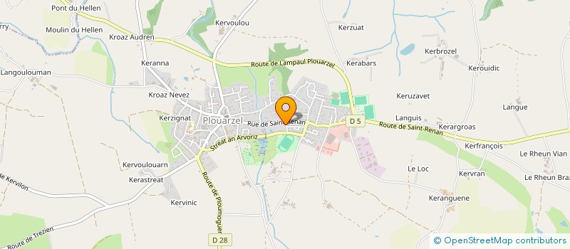 localisation de l'entreprise SCI AR BARR  PLOUARZEL