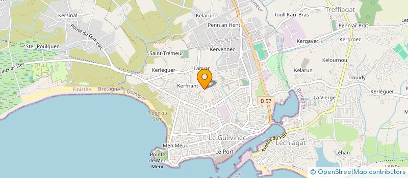 localisation de l'entreprise SCI AR BREIZH  GUILVINEC