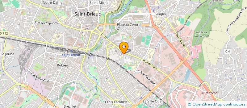 localisation de l'entreprise SCI AR BRIS à SAINT-BRIEUC