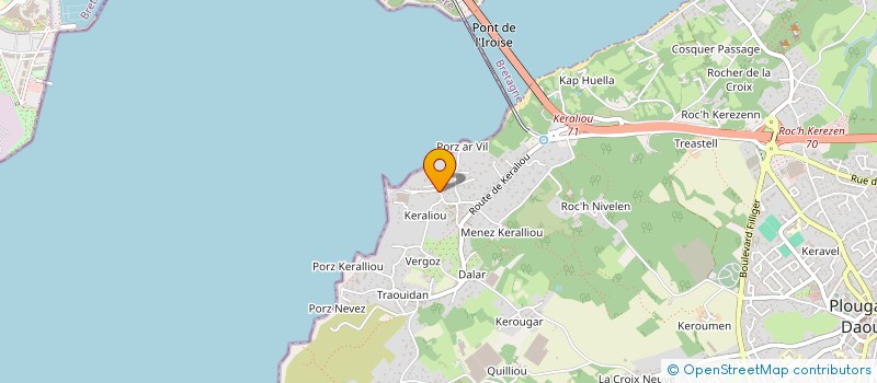 localisation de l'entreprise SCI AR C'HELEC'H  PLOUGASTEL-DAOULAS