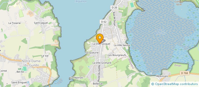 localisation de l'entreprise SCI AR CH'AZHIG  SAINT-JACUT-DE-LA-MER