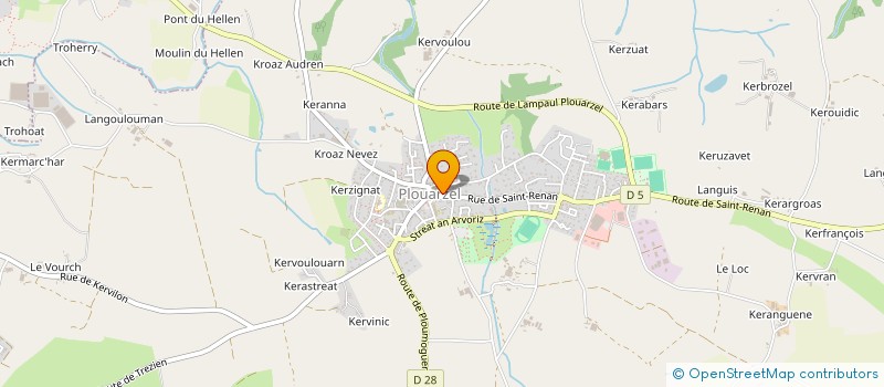 localisation de l'entreprise SCI AR GLAD  PLOUARZEL