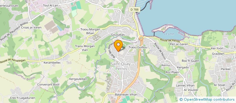 localisation de l'entreprise SCI AR GOFF  SAINT-QUAY-PERROS