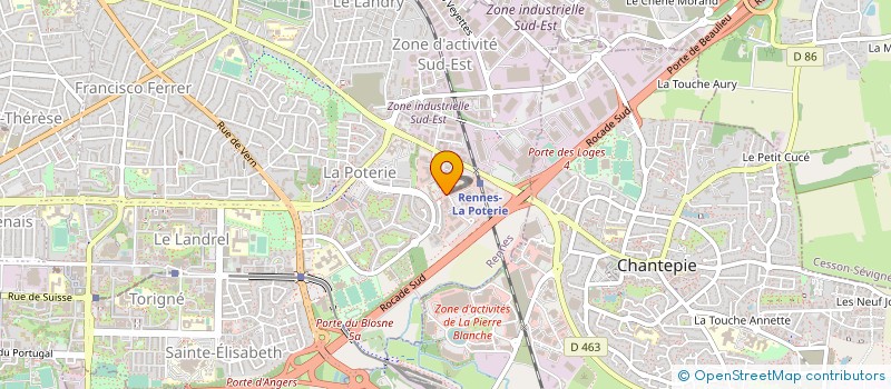 localisation de l'entreprise SCI AR GOUREDEC  RENNES
