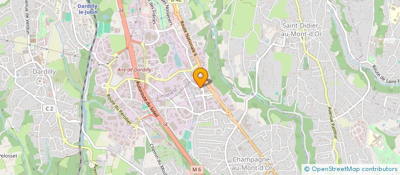 localisation de l'entreprise SCI AR HOUSE  CHAMPAGNE-AU-MONT-D'OR