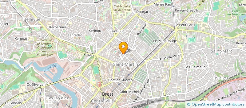 localisation de l'entreprise SCI AR KARREG  BREST