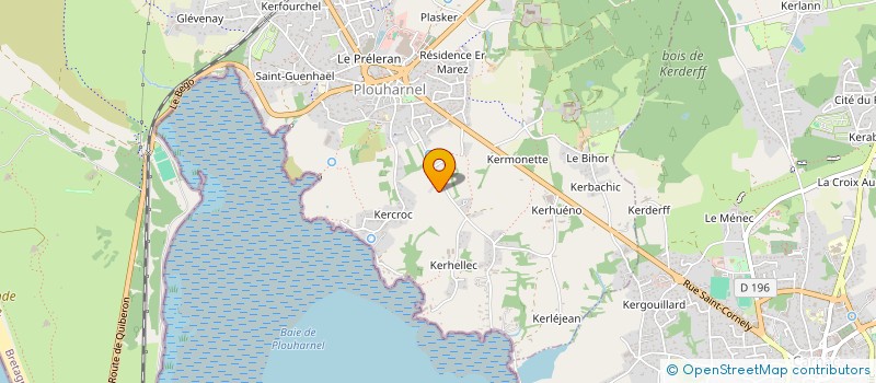 localisation de l'entreprise SCI AR MANER  CARNAC