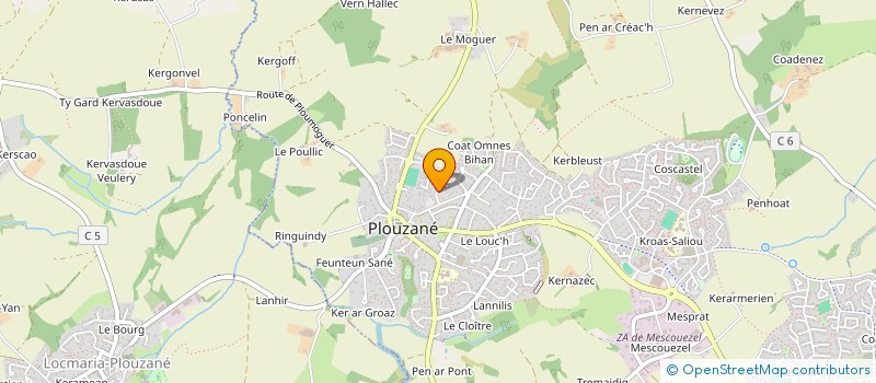 localisation de l'entreprise SCI AR MEN  PLOUZANE