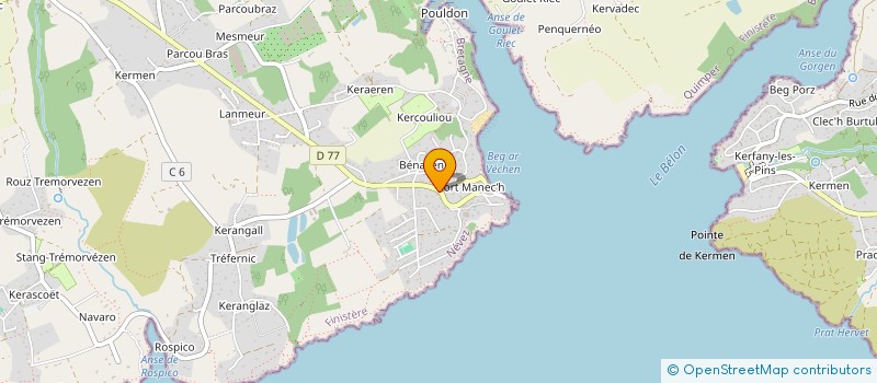 localisation de l'entreprise SCI AR MOOR  NEVEZ