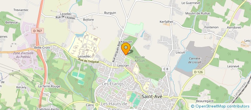 localisation de l'entreprise SCI AR MOR  SAINT-AVE