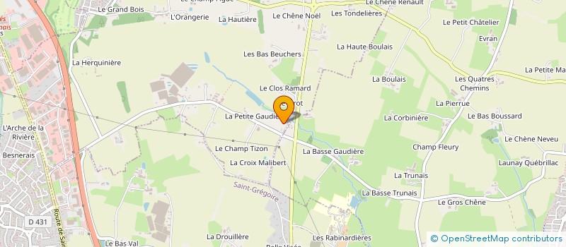 localisation de l'entreprise SCI AR MOR IRWAZH  MELESSE