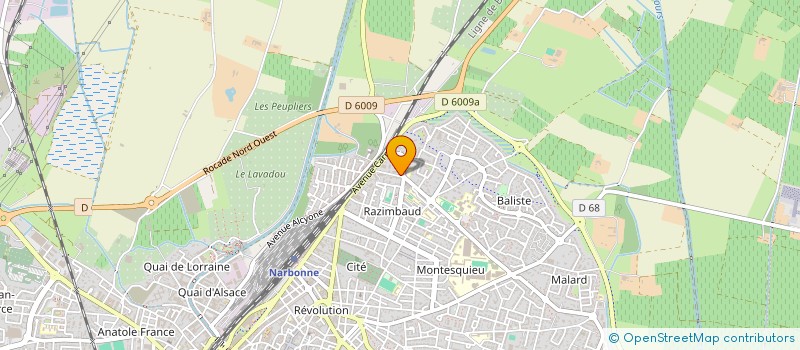 localisation de l'entreprise SCI AR.NI. à NARBONNE