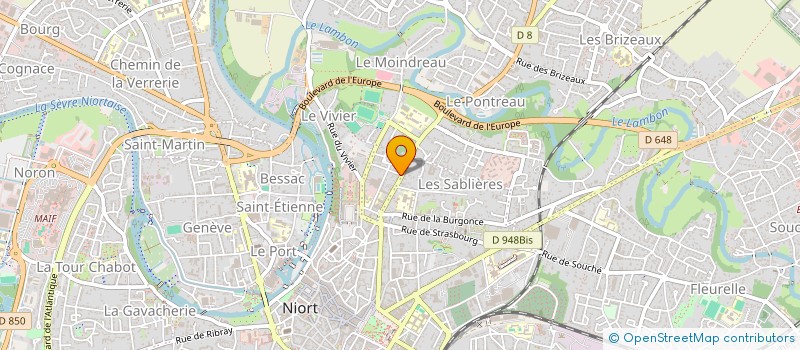 localisation de l'entreprise SCI AR PAQUEREAU  NIORT