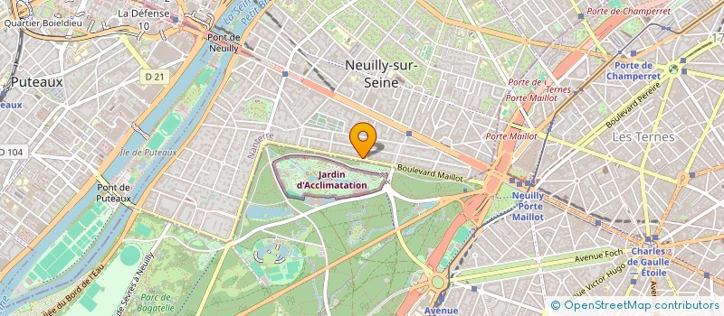 localisation de l'entreprise SCI AR PARIS à NEUILLY-SUR-SEINE