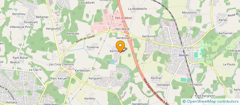 localisation de l'entreprise SCI AR PEMP HENT  GUIDEL