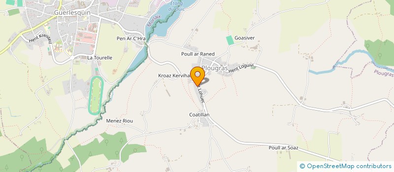 localisation de l'entreprise SCI AR PEN KER  PLOUGRAS