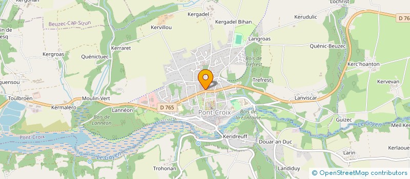 localisation de l'entreprise SCI AR PONT  PONT-CROIX