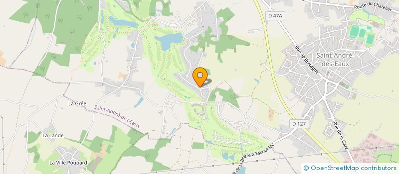 localisation de l'entreprise SCI AR POULGWENN  SAINT-ANDRE-DES-EAUX