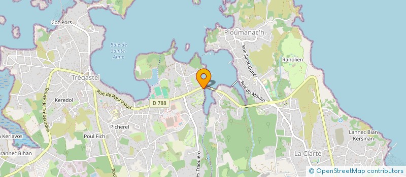 localisation de l'entreprise SCI AR TOURONY  TREGASTEL