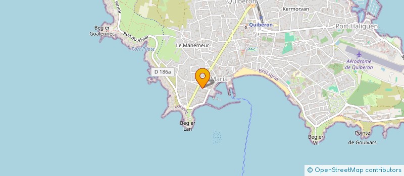 localisation de l'entreprise SCI AR VAG  QUIBERON