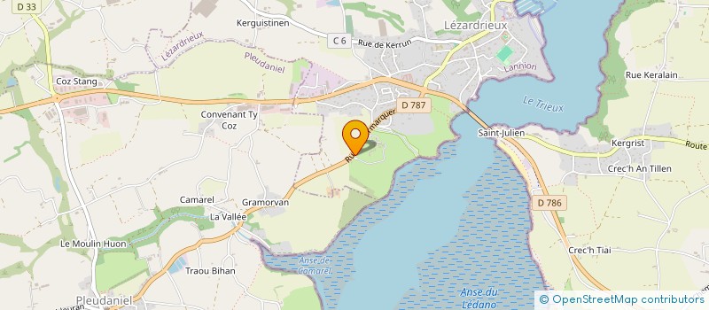 localisation de l'entreprise SCI AR VERGER BRAS  LEZARDRIEUX