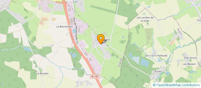 localisation de l'entreprise SCI AR VOR à ORGERES