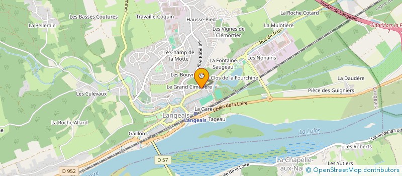 localisation de l'entreprise SCI AR2S  CINQ-MARS-LA-PILE