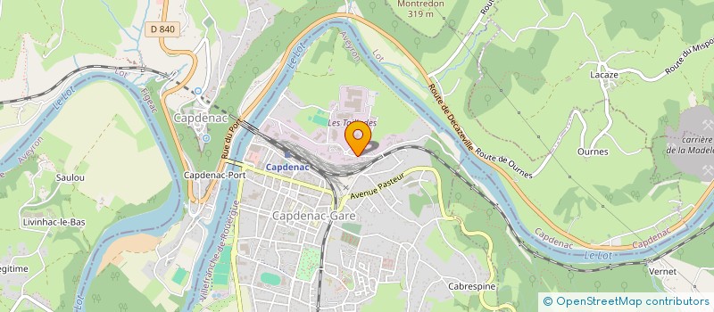 localisation de l'entreprise SCI AR3L  CAPDENAC-GARE