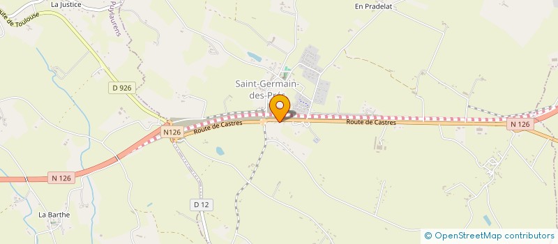 localisation de l'entreprise SCI ARA à PUYLAURENS
