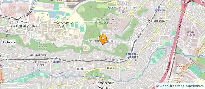 localisation de l'entreprise SCI ARACANE à PALAISEAU